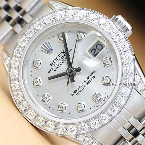 rolex watches diamond|Rolex diamond watches for women.